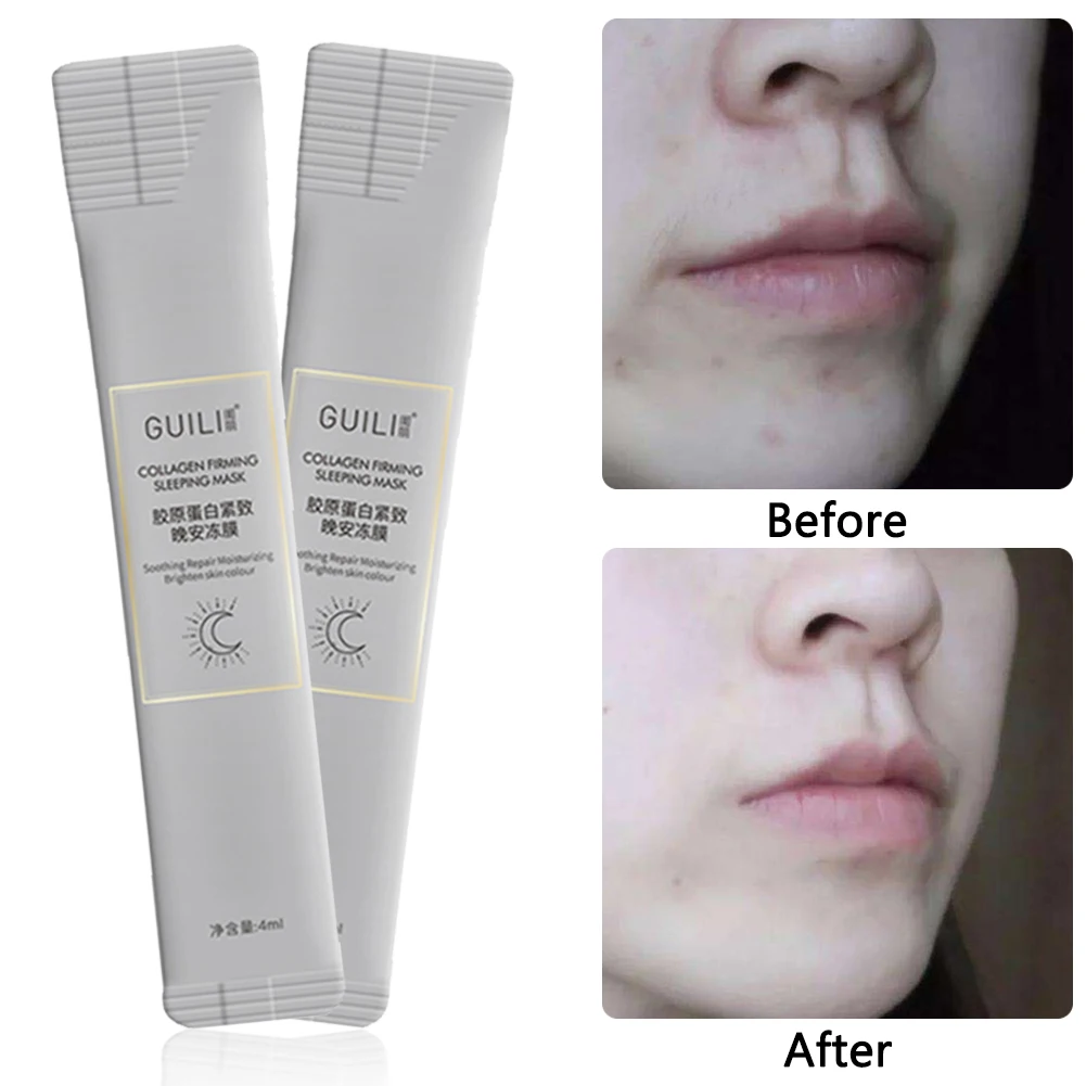 

Sleeping mask jelly mask anti-wrinkle calming glow translucent moisturizing skin mask sheet individually packaged night mask