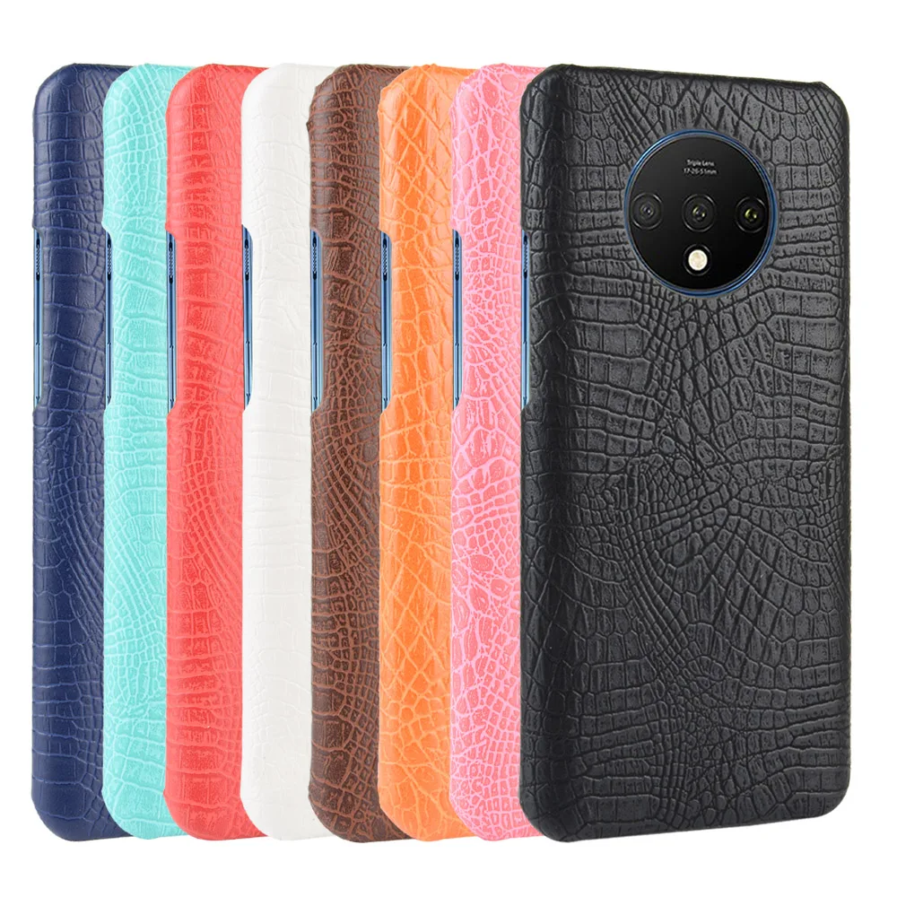 OnePlus 7 T чехол One Plus Роскошная искусственная кожа крокодиловая и для t 1 + телефона s |