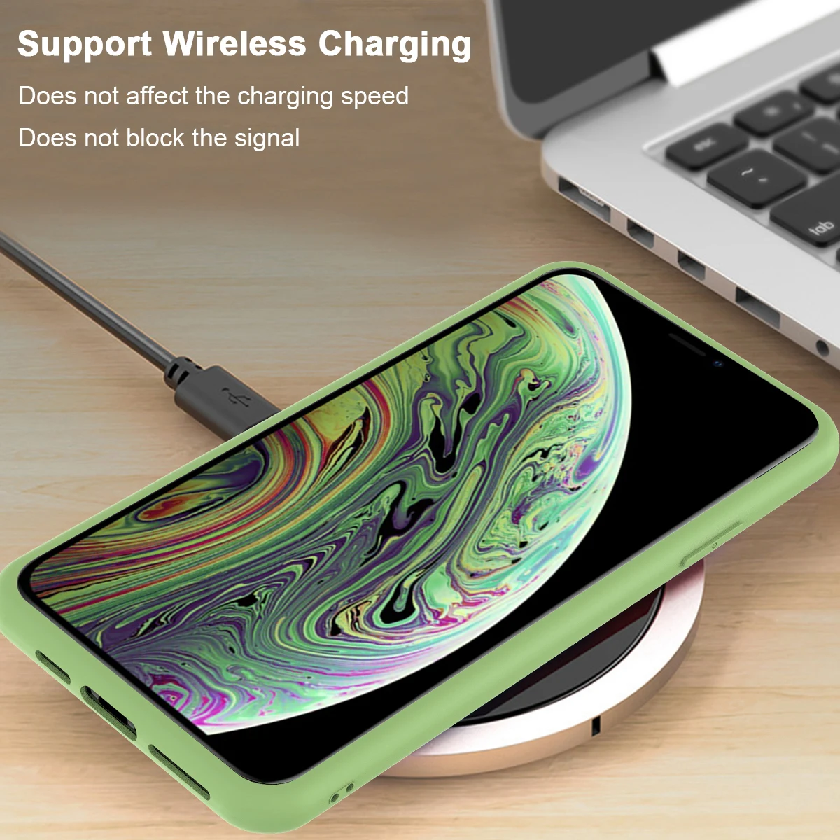 Для iPhone 11 Pro Max XS XR X 8 7 6s 6 Plus тонкий мягкий чехол из ТПУ для телефона встроенный