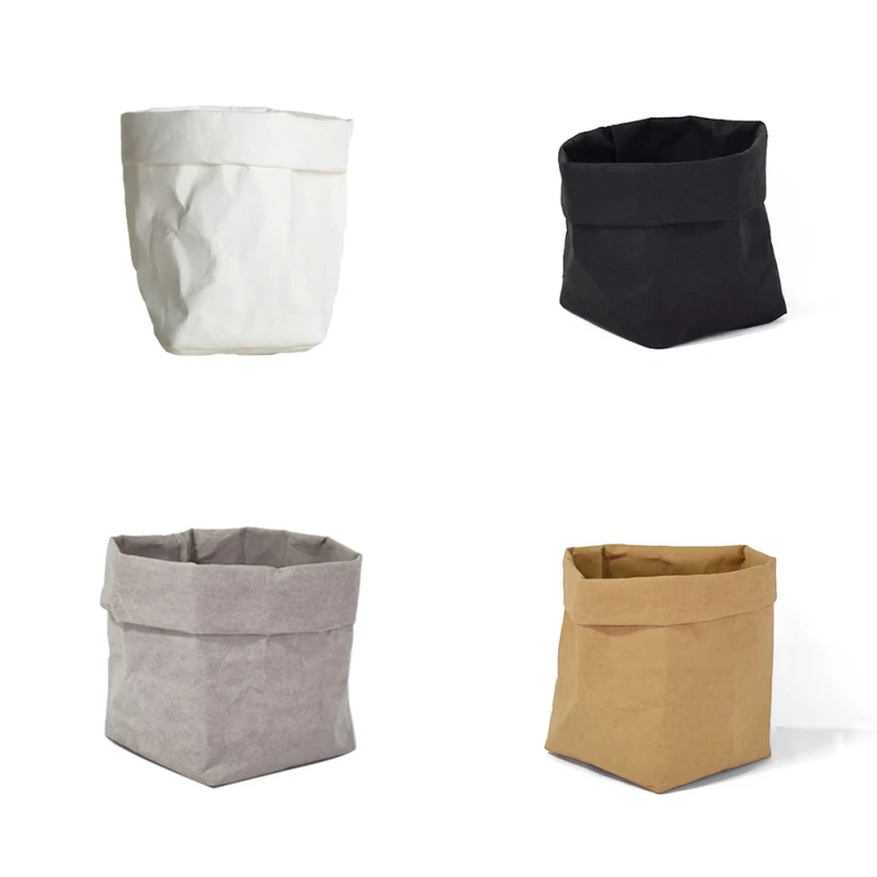 2021 мешки для хранения из крафт-бумаги корзина овощей растений цветов органайзер