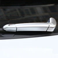 for jaguar f pace f pace x761 2016 2017 car abs chrome car rear window wiper arm blade cover trim car styling accessories 3pcs