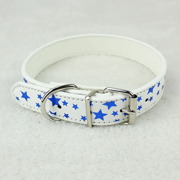 Новый ошейник из искусственной кожи для домашних животных популярная звезда