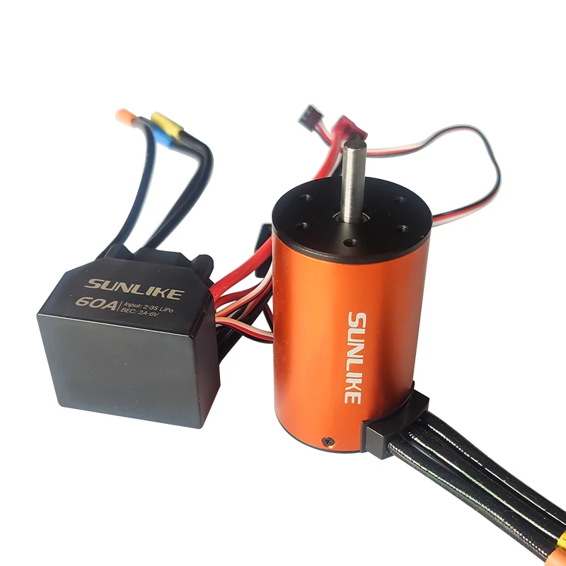 Бесщеточный контроллер скорости SUNLIKE SL3650 3500kv 3900kv 4300kv 60A бесщеточный