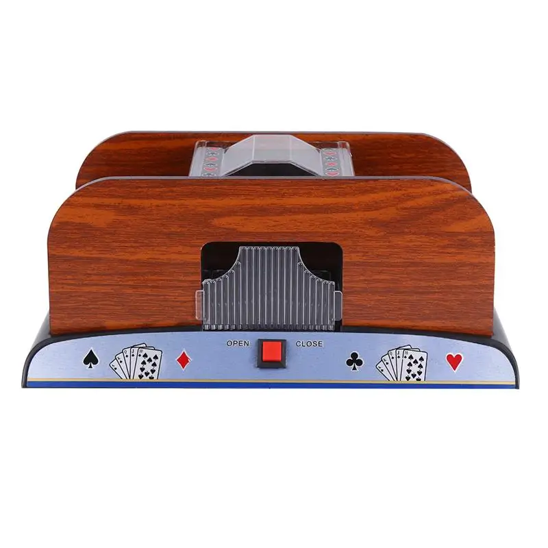 

Board Game Poker Playing Cards Electric Automatic Shuffler Perfect for Bridge Poker Sized Playing Cards Without Battery