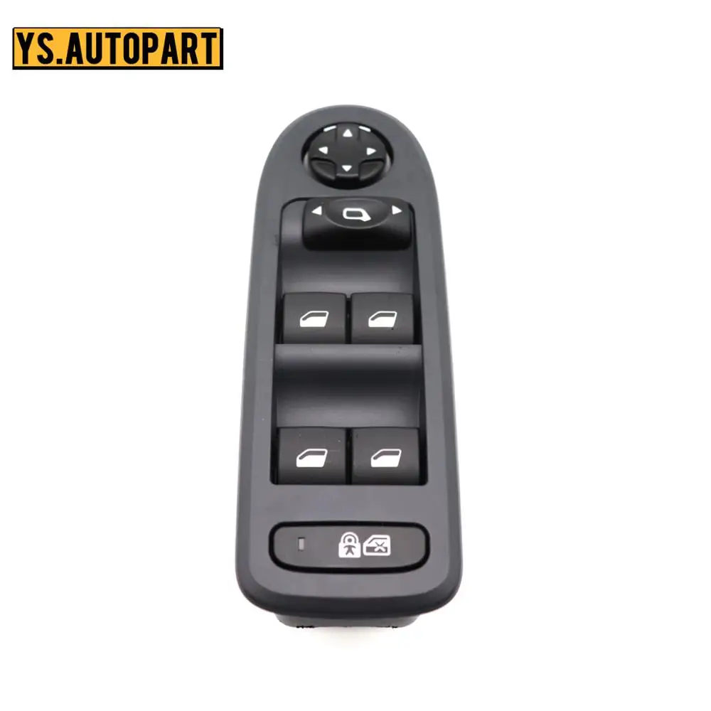 

96644915 Car Auto Electric Power Window Switch For Peugeot 308 5 Door Hatchback Wagon 2008 2009 2010 2011 2012 2013