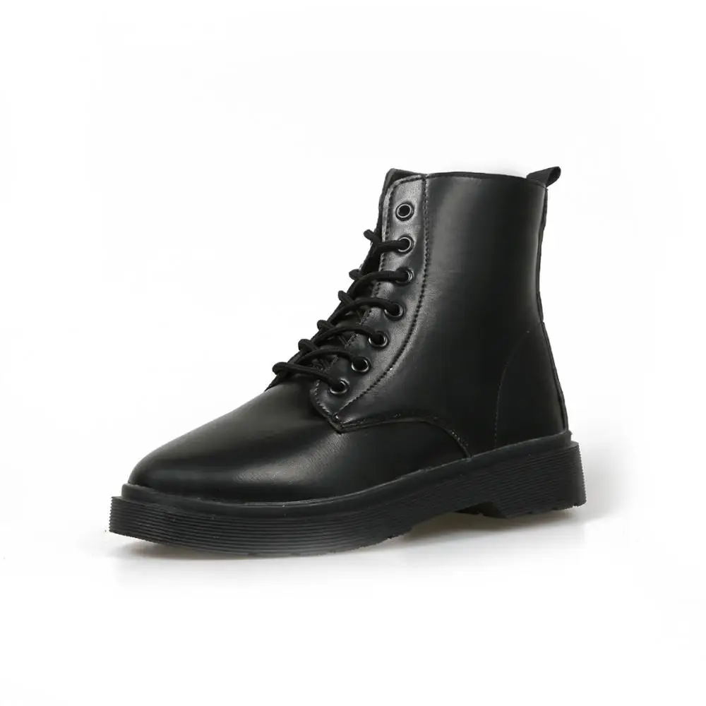 PU Boots Female women shoes Ankle 2020 New Autumn British Wind Leather Thick With Short Boots Motorcycle Boots Women Shoes PU Boots Female women shoes Ankle 2020 New Autumn British Wind Leather Thick With Short Boots Motorcycle Boots Women Shoes
