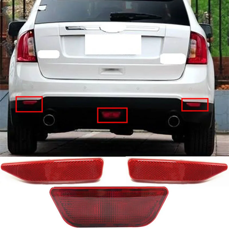 

Lofty Richy For FORD EDGE 2011 2012-2014 Rear Bumper Reflector Light Fog Light Braker Fog lamp Warning Lamp reversing light