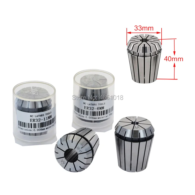 

Carving Machine AAER32 Cylinder Spring Clamp 1-20mm Hole CNC Milling Machine Detailed Accessories Tool Precision 0.008mm chuck