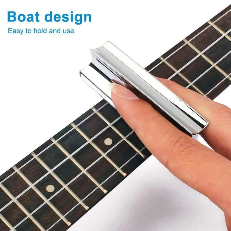 

1Pc Guitar Slide Zinc alloy Solid Tone Bar Hawaiian Slider for Acoustic Electric Guitar Instruments Portable