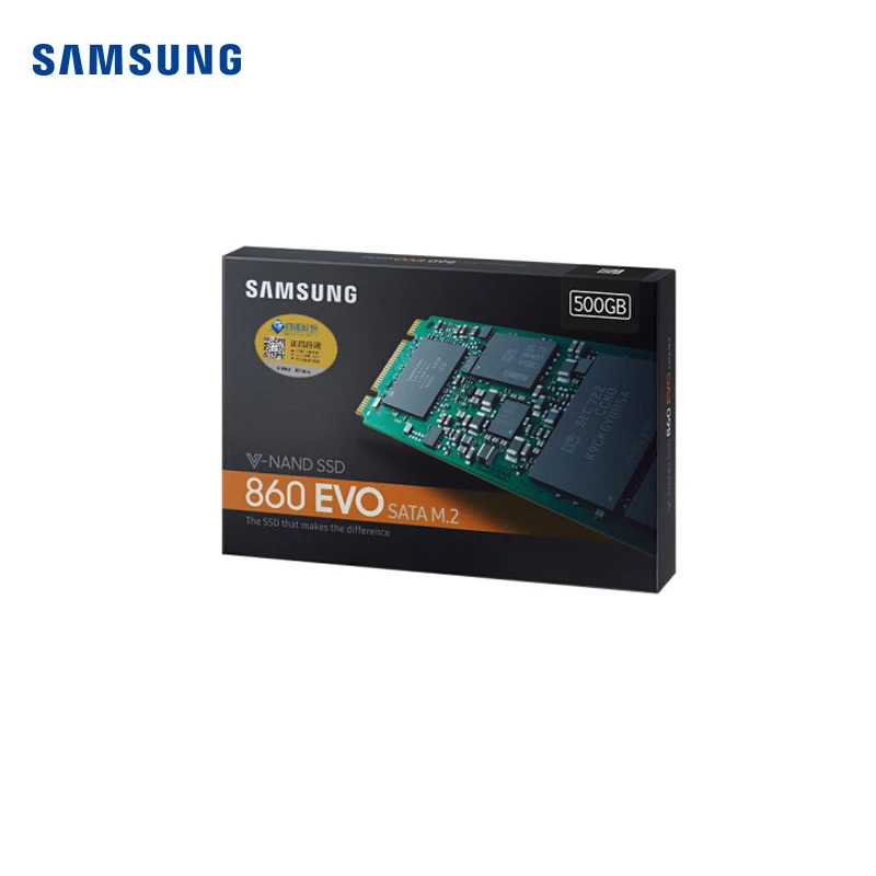 Samsung 860 EVO SSD 250 ГБ 500 1 ТБ 2 M.2 SATA Внутренний твердотельный накопитель с искусственной