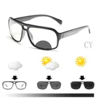 Уличные фотохромные бифокальные очки для чтения, Мультифокальные близорукости, пластиковые пресбиопические очки для мужчин, спортивные солнцезащитные очки для вождения, FM
