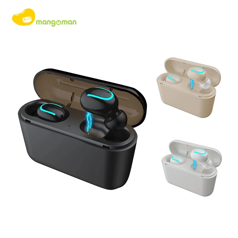 Mangoman гарнитура туры беспроводные наушники HBQ Q32 Bluetooth 5 0 PK i7s i2000 | Электроника