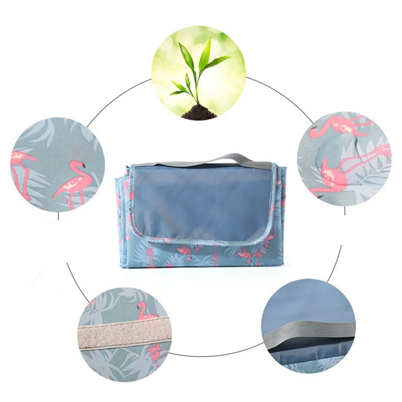 

Folding Camping Mat Wterproof Thickened Picnic Mat Beach Pad Children's Playing Mat Tent Moistureproof Sleeping Blanket