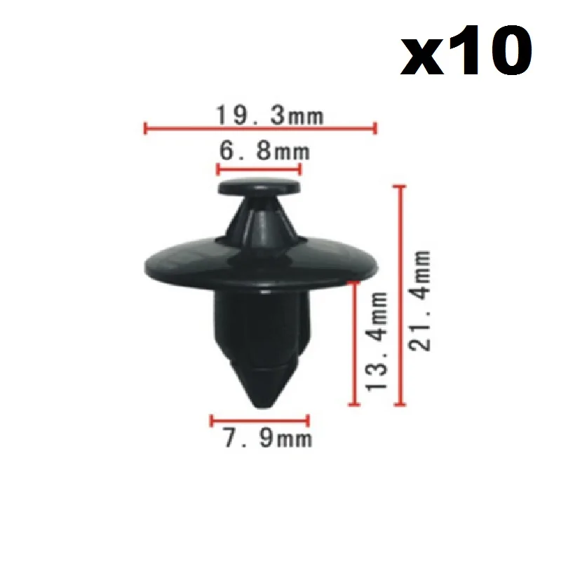 

10pcs For Volvo OEM Trim Panel Bumper Fascias Fastener Rivet Retainer Clips 3541113