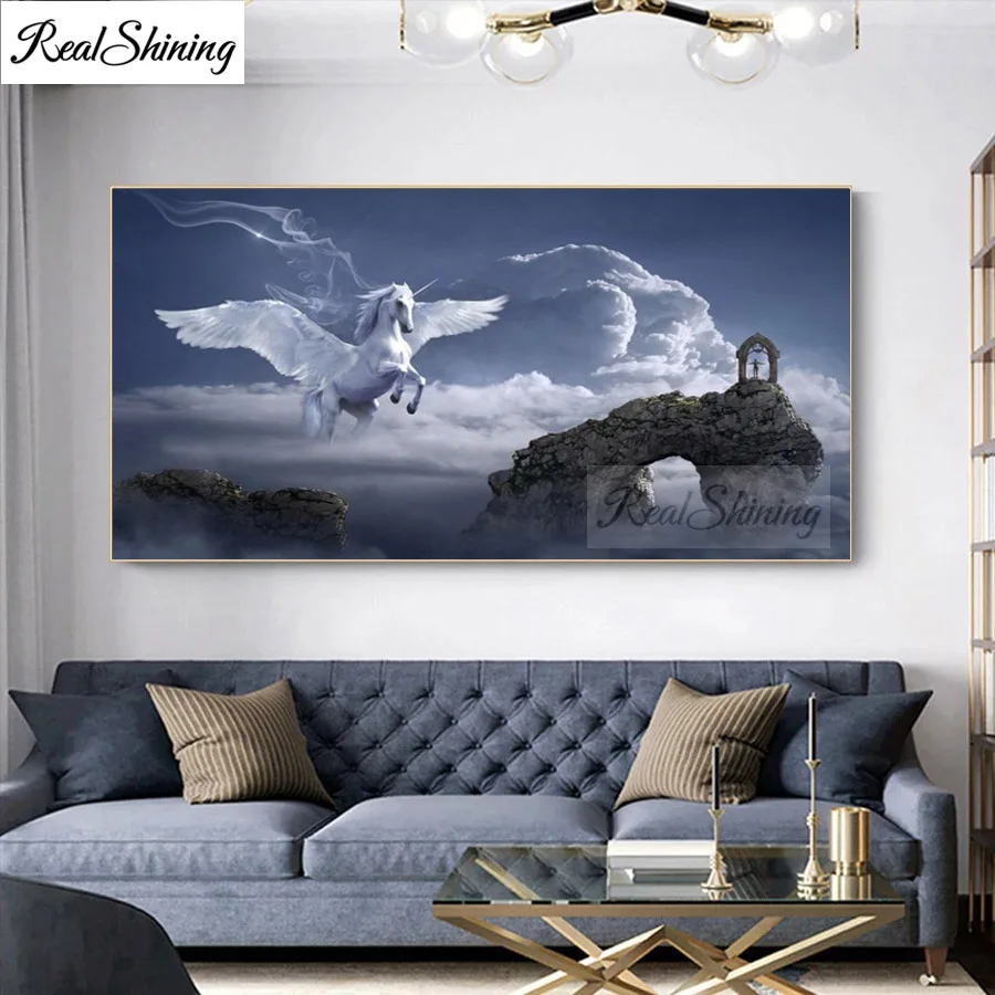 

Алмазная живопись, полная выкладка, единорог, крылья, Алмазная мозаика, икона 5D, сделай сам, алмазная вышивка, распродажа, алмазная живопись ...