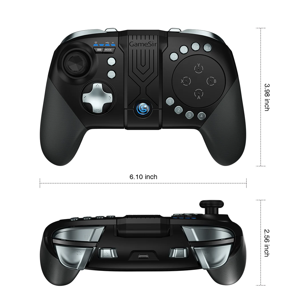 Игровой Sir G5 Bluetooth геймпад беспроводной контроллер трекпад и настраиваемые
