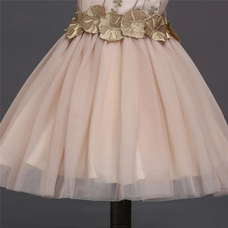 

Girl princess pettiskirt dress Floral Baby Girl Princess Bridesmaid Pageant Gown Birthday Party Wedding Dress #3N01