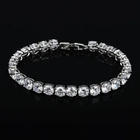 big hand jewelry diamond flash ladys zircon bracelet silver bangle fine luxurious bridal wedding jewelry