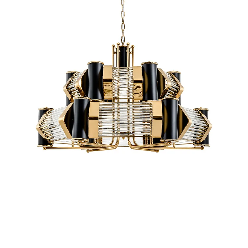 Европейская бронзовая подвесная люстра в античном дизайне роскошное