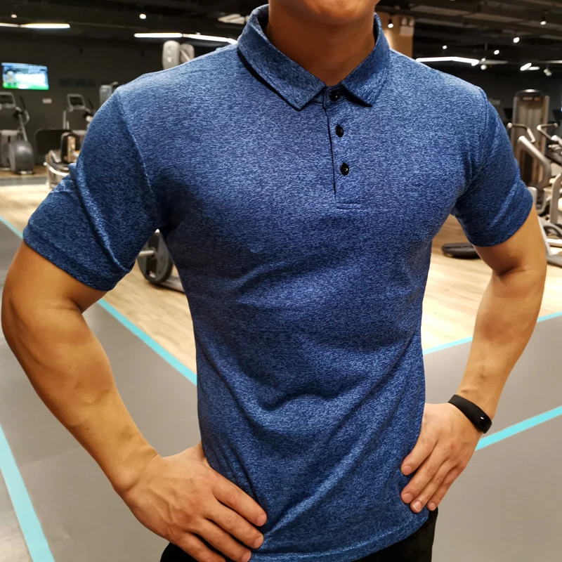 Футболка поло мужская с коротким рукавом спортивный топ для бега на открытом