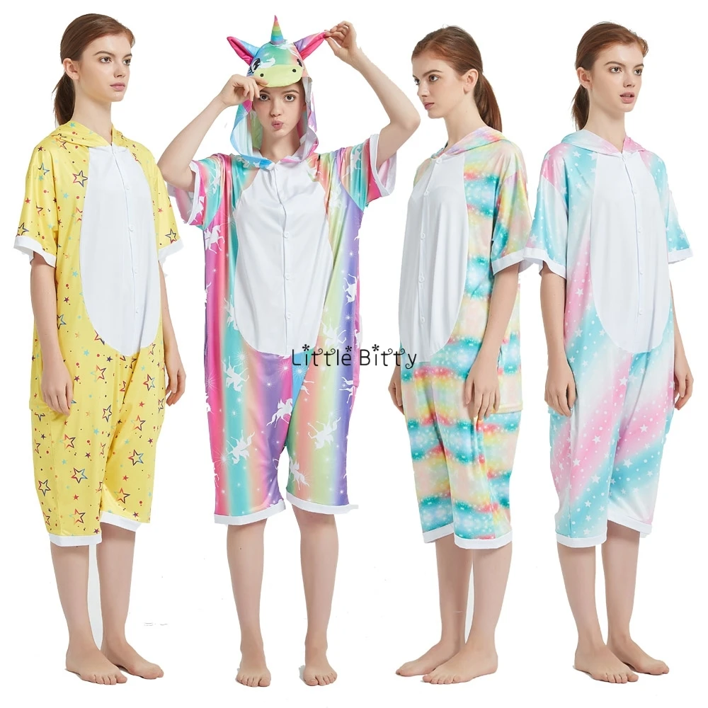 Кигуруми пижамы для мамы и детей комбинезон милая цельная Пижама пижама с