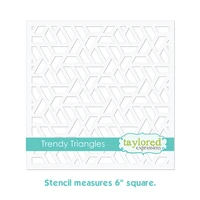 trendy triangles stencil scrapbooking diary photo 2021 new diy greeting card album craft paper card making embossing decorations