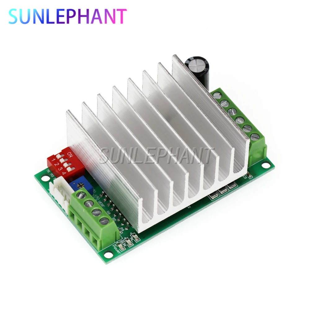 TB6600 DC 10V 45V 4.5A CNC одноосный Драйвер шагового двигателя платы контроллера 6N137