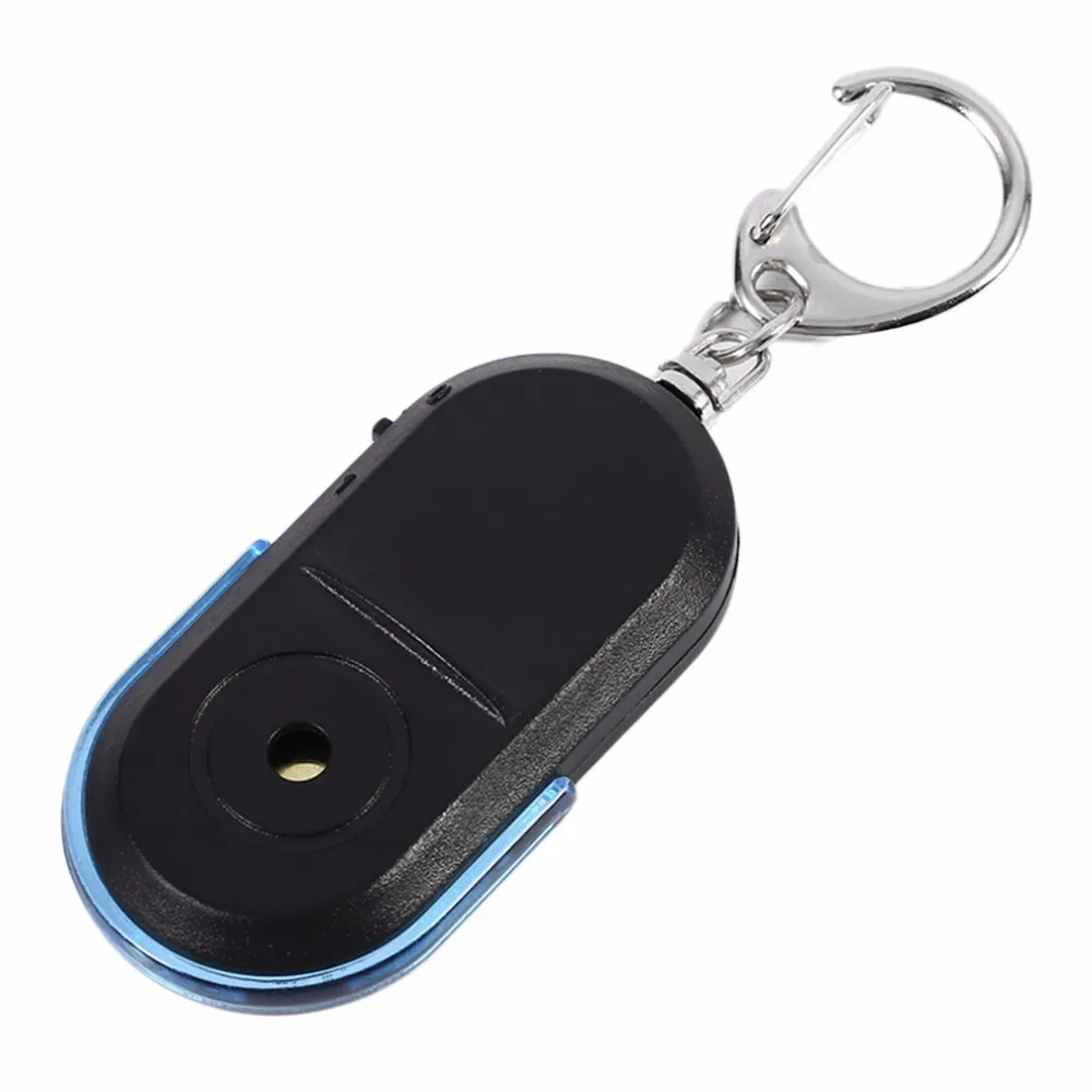 Anti-Lost Alarm Key Finder Locator Keychain Whistle Sound With LED Light Mini Anti Lost Key Finder Sensor