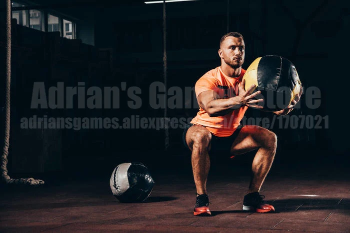 35см Кроссфит Медицинский Мяч Medicine Ball Пустые Медицина Мяч Настенные Шары Упражнение Гиря Фитнес-Здание Мышц ГИМНАСТИЧЕСКИЙ ЗАЛ