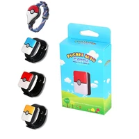 powermon new pokemon auto catch bracelet for go plus bluetooth rechargeable wristband for android ios removable battery toys