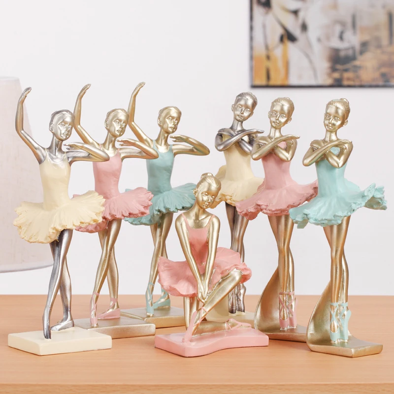 Европейские искусственные полимерные украшения статуэтка для домашнего