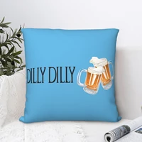 dilly dilly cheers square pillowcase cushion cover spoof zip home decorative throw pillow case home nordic 4545cm