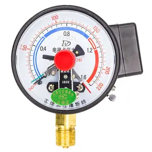 YX100 electric contact pressure negative pressure vacuum gauge 1.6 electronic control water pressure gauge