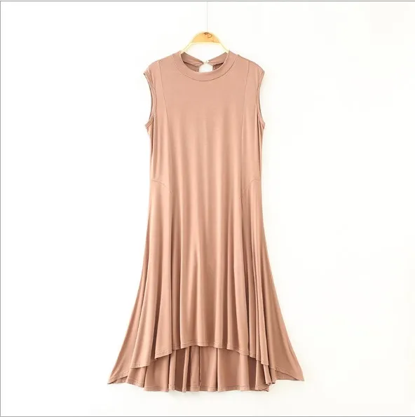 Женская ночная рубашка Fdfklak Повседневная Длинная Ночная из модала свободная без