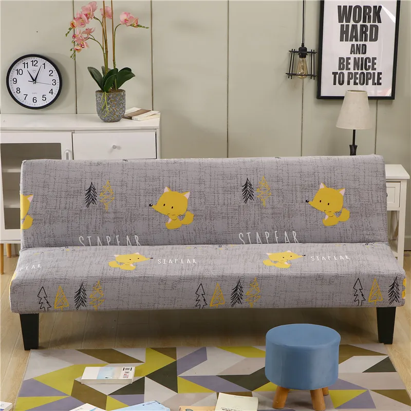 Чехол для дивана без подлокотников однотонный текстурный чехол на кровать