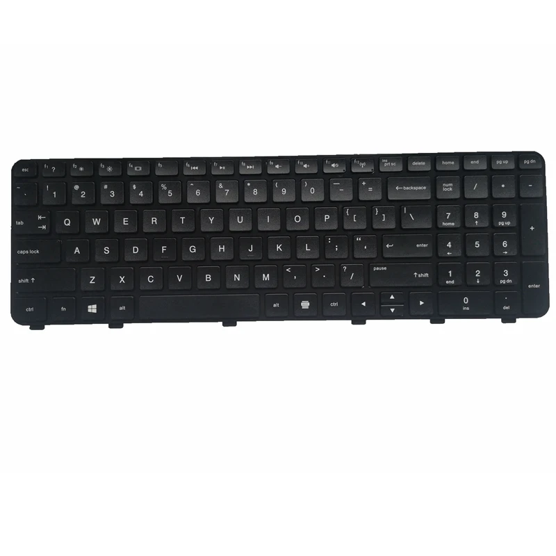 Клавиатура GZEELE для HP Pavilion черная клавиатура с английской клавиатурой 640436 634139 665937
