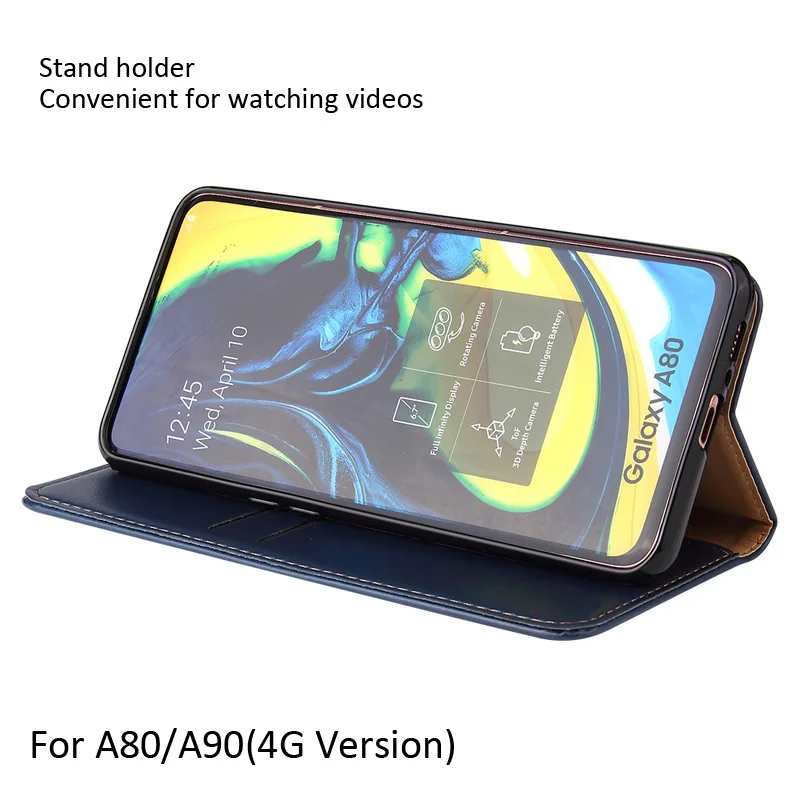 Fierre shann кошелек магнитная кожа флип чехол для samsung Galaxy A50 A30 A30S A50S A20 A40 A70 A80 A90