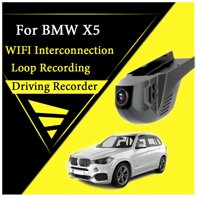 

Car Road Record WiFi DVR Dash Camera Driving Video Recorder For BMW X5 F15 F85 2013~2018 Recording