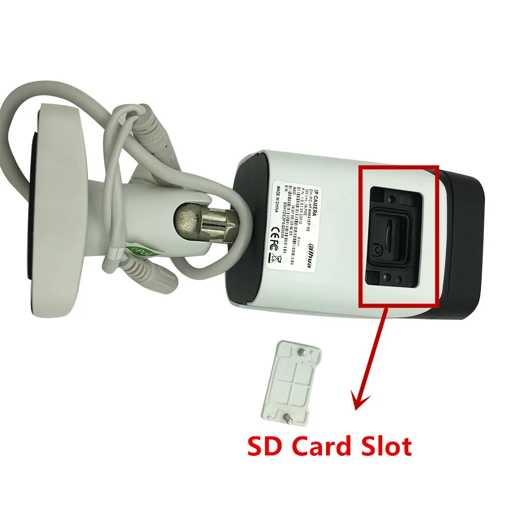 

Dahua IP Camera 4MP POE IPC-HFW4431E-SE H.265 WDR IR40m Mini Bullet CCTV Camera IP67 Micro SD Memory original English version 4K