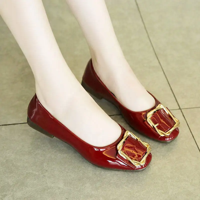 Marlisasa/женские модные классические офисные туфли на плоской подошве черного цвета