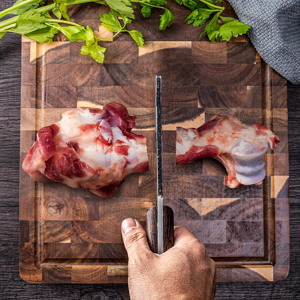 Кованый Топор Ручной работы из нержавеющей стали жесткий нож для нарезки бытовой