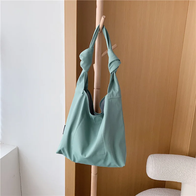

2021 Women Nylon Shoulder Bag High-capacity Crossbody Bags Solid Casual Handbag Holiday Travel Class Tote Bag