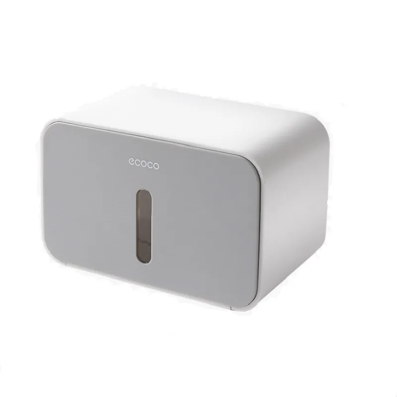 

Paper Holder For Toilet Waterproof Wall Mounted Toilet Paper Tray Roll Paper Tube Storage Box Bathroom Tray Tissue Box Shelf #99