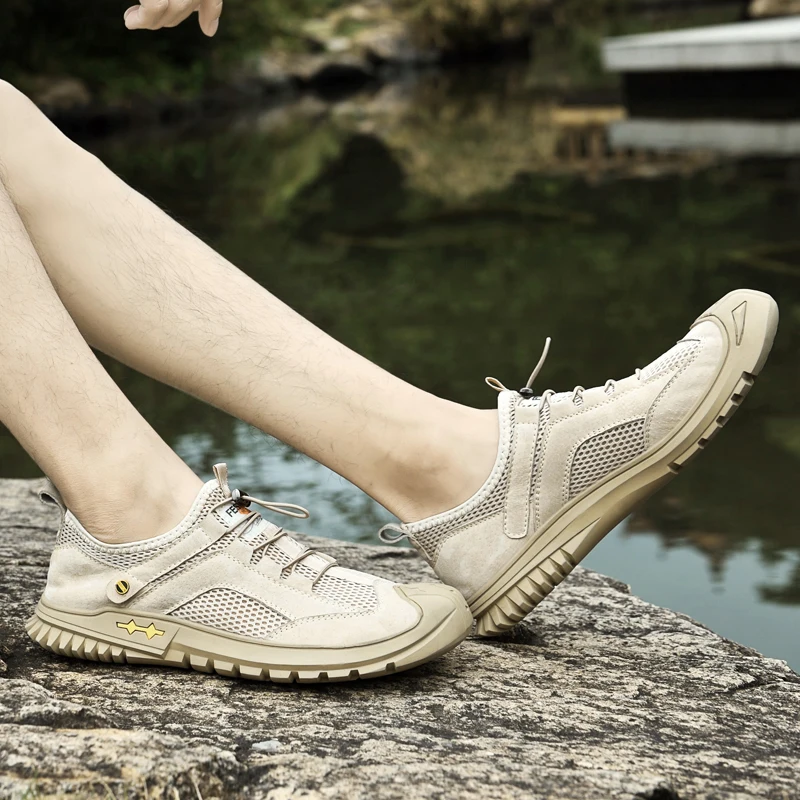 

summer Men Loafers Fashion mesh Shoes outdoor Slip On Casual Shoe For Man Breathable Shoes Men Sneakers Chaussures Femme