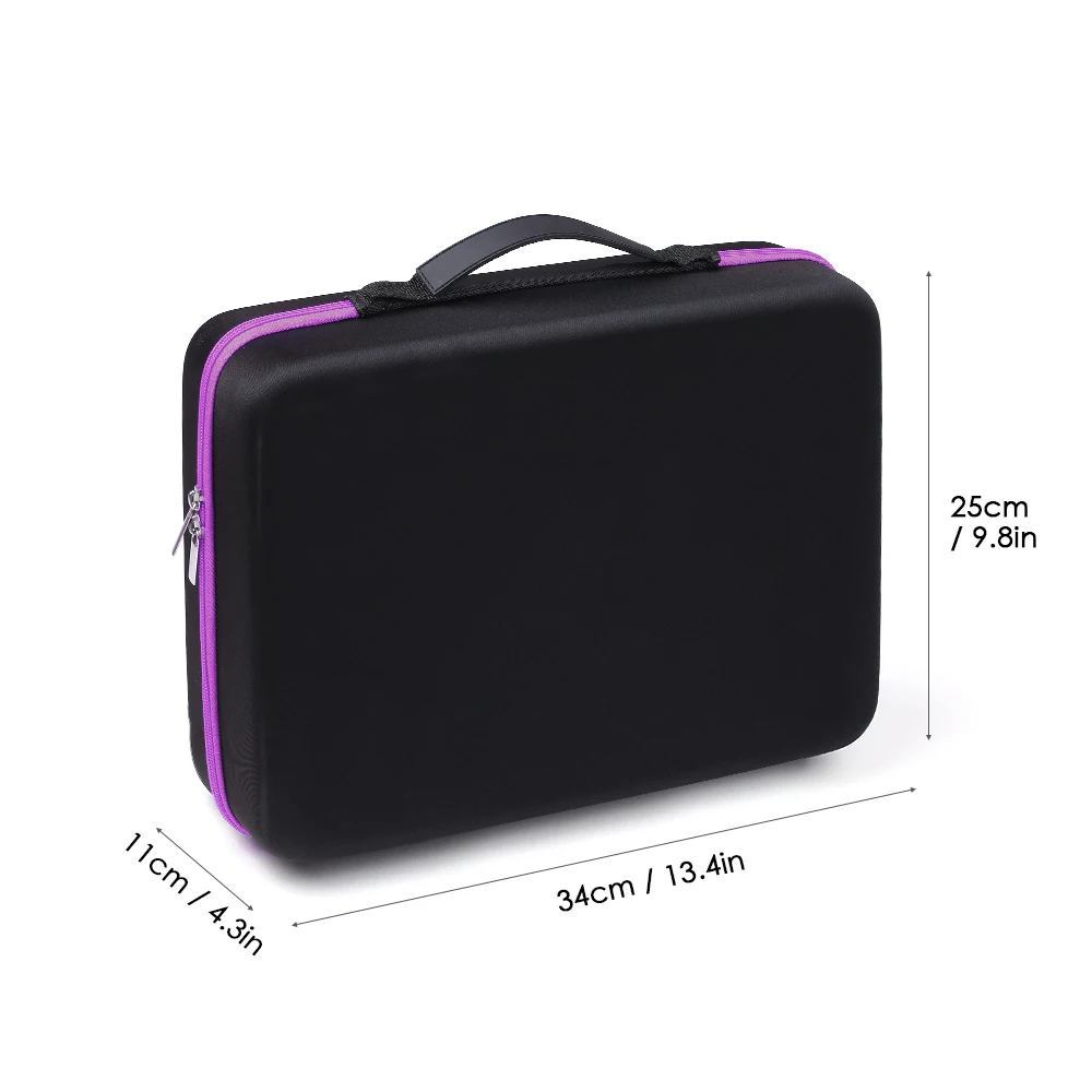 42/70 Bottles Essential Oil Case 10/15 ML Perfume Oil Essential Oil Box Travel Portable Carrying Holder Nail Polish Storage Bag