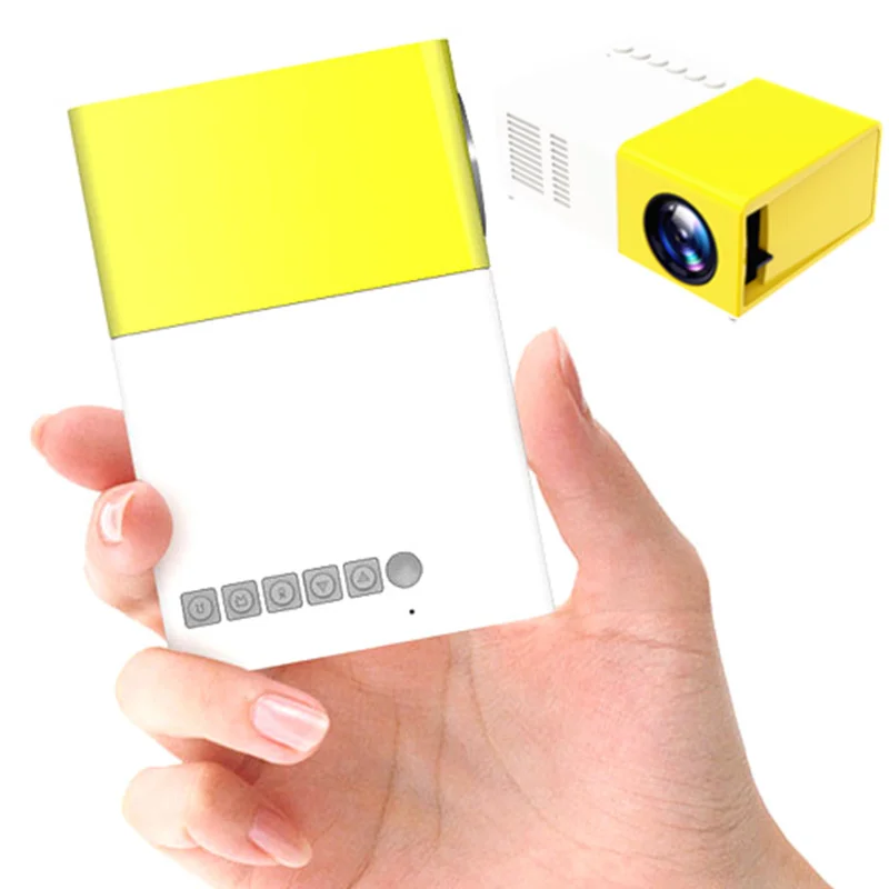 Светодиодный портативный мини проектор Android поддерживает Φ J9 J10 J15 HDMI USB аудио