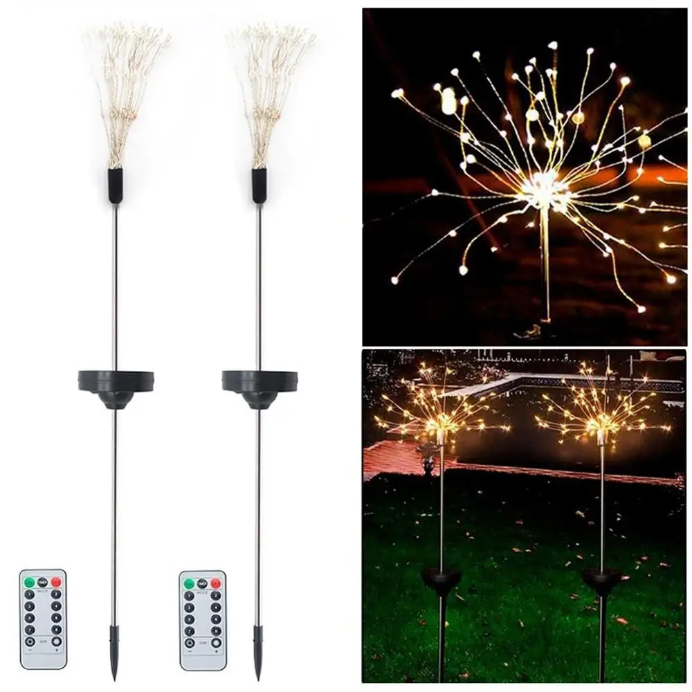 Солнечный фейерверк 120 светодиодов сделай сам | Лампы и освещение