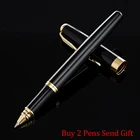 Новое поступление, модный дизайн, брендовая металлическая фоторучка, Офисная деловая Мужская ручка для письма, купить 2, отправить подарок