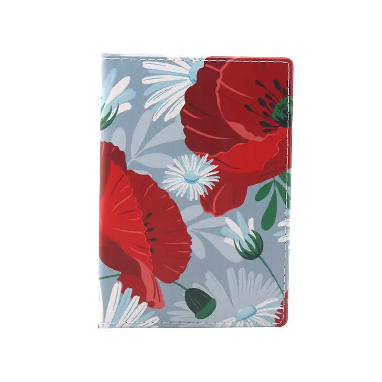 

Zoukane Lovely white daisy flowers grass animal lovers Passport Cover Case Card Holder Travel Accessories Colorful ZSPC22