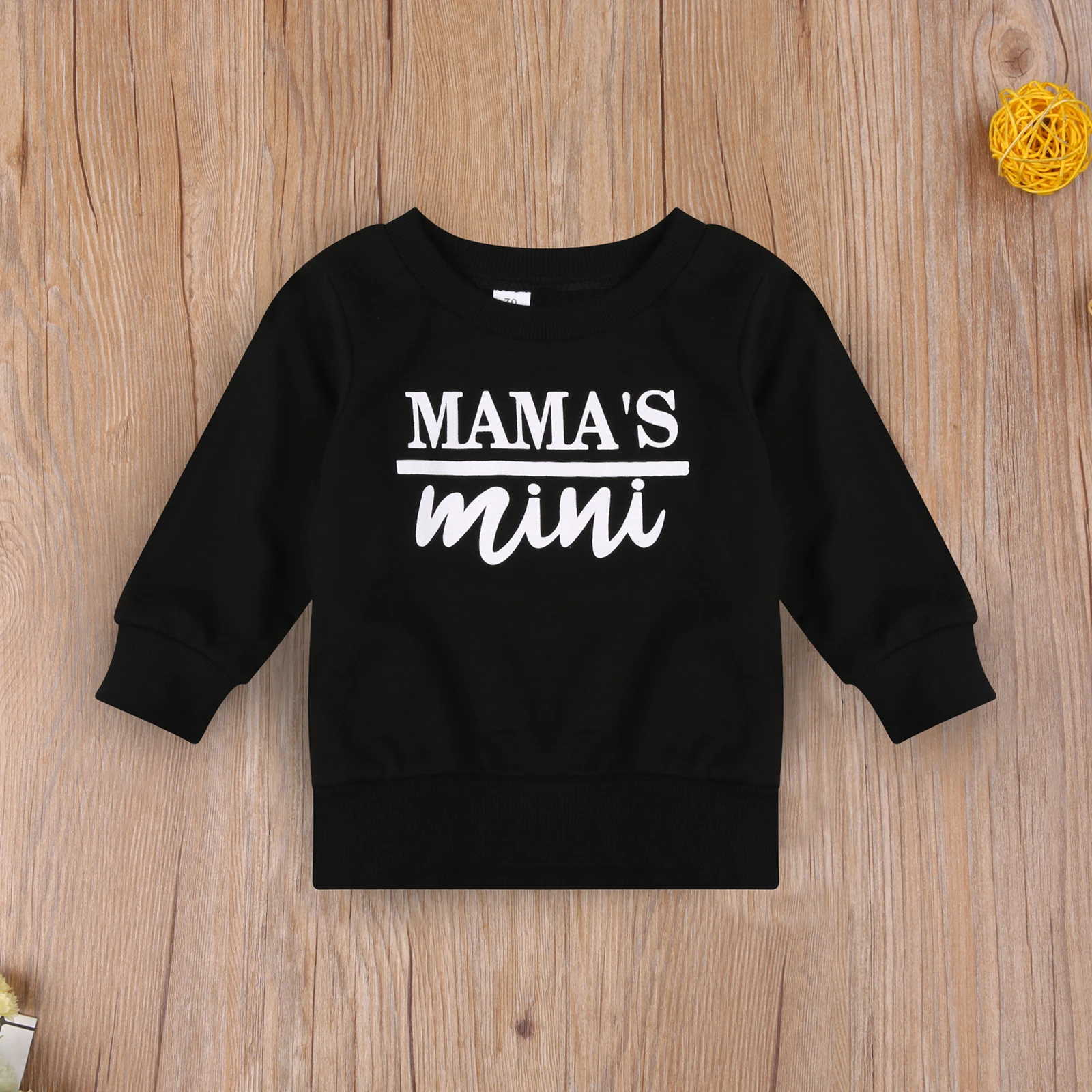 

Футболка для маленьких мальчиков, однотонный топ с длинным рукавом, Повседневная Свободная блузка с буквенным принтом